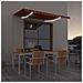Tenda da Sole Retrattile con LED 350x250 cm Arancione e Marrone - Foto miniatura 7