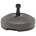 Base Ombrellone Riempibile Sabbia / Acqua 20 L Marrone Plastica - Foto miniatura 1
