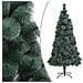 Albero Di Natale Artificiale Con Supporto Verde 210 Cm Pet - Foto miniatura 2