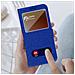 Custodia Iphone 13 Çini Doppia Finestra Supporto Video Blu - Foto miniatura 6