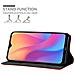Custodia Compatibile Con Xiaomi Redmi 8a In Rosso Mela - Coperchio Protettiva Con Chiusura Magnetica, Funzione Stand E Tasca Per Le Carte - Foto miniatura 3