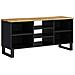 Mobile Tv 100x33x46cm Legno Massello Mango E Legno Multistrato - Foto miniatura 9