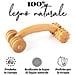Massaggiatore Manuale Di Legno Per Il Massaggio Del Corpo, Del Collo, Delle Spalle E Della Schiena, Rullo 18 X 7 X 6 Cm - Foto miniatura 1