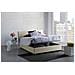 Letto Matrimoniale Betty, Letto Contenitore Con Rivestimento In Tessuto, 100% Made In Italy, Apertura Frontale, Adatto Per Materasso Cm 160x190, Beige - Foto miniatura 2