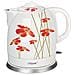 MR-066-RED FLOWERS bollitore elettrico 1,5 L 1200 W Rosso, Bianco - Foto miniatura 4