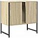 Mobile Lavabo Bagno Rovere Sonoma 60x33x60 Cm Legno Multistrato - Foto miniatura 3