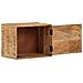 Comodino A Parete 40x30x25 Cm In Legno Massello Di Mango - Foto miniatura 2