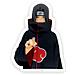 Lampada A Neon Da Muro Itachi Uchiha 40 Cm, Nero / Rosso - Foto miniatura 1