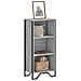 Libreria Grigio Sonoma 50x31x106 Cm In Legno Multistrato - Foto miniatura 1