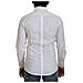 Abito Formale Slim Fit In Cotone Bianco Camicia Oro - It37 - Xs - Foto miniatura 3