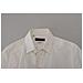 Abito Formale Slim Fit In Cotone Bianco Camicia Oro - It37 - Xs - Foto miniatura 5