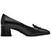 Black Elegant Closed Pumps High Scarpe Con Tacco Pelle Scarpe Donna Nero Eu 37, 1-22300-43 001 - Foto miniatura 3