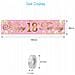 Banner Impermeabile Per 18° Compleanno Rosa E Oro - 40cm X 180cm, Festeggia Alla Grande! - Foto miniatura 3