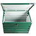 Contenitore Box In Metallo Verde Da Giardino 100x61x62 Cm Zi-gab100gr - Foto miniatura 2