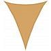 Vela Parasole 160 G/m Triangolare Sabbia 3x4x4 M In Hdpe - Foto miniatura 2