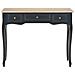 280046 - Dressing Console Table With 3 Drawers Black - Foto miniatura 3