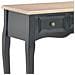 280046 - Dressing Console Table With 3 Drawers Black - Foto miniatura 6