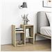 Comodini 2pz Rovere Sonoma 50x30x51,5 Cm In Legno Multistrato - Foto miniatura 2