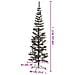 Albero Di Natale Sottile Nero 240 Cm - Foto miniatura 7