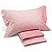 Completo Lenzuola Matrimoniale Losanna In Cotone Colore Rosa Misura Matrimoniale - Foto miniatura 1