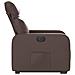 Poltrona Alzapersona Reclinabile Marrone in Similpelle - Foto miniatura 9