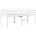 Letto a Soppalco con Tetto Bianco 90x200 cm in Legno di Pino - Foto miniatura 5