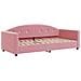Letto da Giorno Rosa 90x200 cm in Velluto - Foto miniatura 1