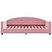 Letto da Giorno Rosa 90x200 cm in Velluto - Foto miniatura 3
