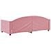 Letto da Giorno Rosa 90x200 cm in Velluto - Foto miniatura 5