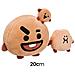Peluche 20 Cm Modello Shooky Con Piccolo Compagno Ultra-morbido, Marrone - Foto miniatura 5
