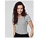 T-shirt Grigio Slim In Materiale Liscio Ideale Per Donne M - Foto miniatura 4