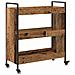 Carrello da Cucina Legno vecchio 70 x 30 x 82 cm - Foto miniatura 8