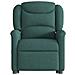 Poltrona Alzapersona Reclinabile Elettrica Verde Scuro Tessuto - Foto miniatura 5