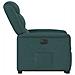 Poltrona Alzapersona Reclinabile Elettrica Verde Scuro Tessuto - Foto miniatura 6