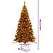 Alberi di Natale artificiali Oro 180 cm PET - Foto miniatura 8