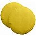 Cuscini per Seduta 2 pcs Giallo Ø 40 x 13 cm Velluto - Foto miniatura 1
