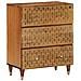 Credenze 3 pz 60x33x75 cm in Legno Massello di Mango - Foto miniatura 5