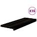 Gradini 16 pz Marrone Scuro 70x30x2 cm Legno Massello Rovere - Foto miniatura 1