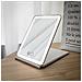Specchio Per Trucco Pieghevole Led: Portatile, Ricaricabile, Regolabile Con Controllo Touch E 3 Modalità Di Luce White - Foto miniatura 6