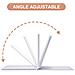Specchio Per Trucco Pieghevole Led: Portatile, Ricaricabile, Regolabile Con Controllo Touch E 3 Modalità Di Luce White - Foto miniatura 7