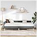 Struttura Letto Angolare con Materasso 2 pcs Grigio Tessuto - Foto miniatura 3