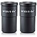 Set Di Oculari Grandangolari Wf30x / 9 - Ingrandimento 30x | Campo Visivo 9 Mm | Regolazione Diottrie | Per Microscopi Stereoscopici E Trinoculari - Foto miniatura 1