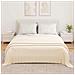 Coperte da Pile 6 pcs Crema 350 x 270 cm Panno - Foto miniatura 3