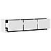 Mobile TV con led Bianco 165 x 34 x 40 cm Legno multistrato - Foto miniatura 4