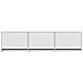 Mobile TV con led Bianco 165 x 34 x 40 cm Legno multistrato - Foto miniatura 5
