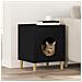 Casa per Gatti Nero 42,5 x 40 x 53 cm Legno multistrato - Foto miniatura 2