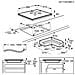 PIANO INDUZIONE DOUBLE BRIDGE 60 CM TO64IM0BIB MADE IN EUROPE - Foto miniatura 6