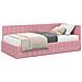 Struttura Letto Angolare con Materasso 2 pcs Grigio Velluto - Foto miniatura 1