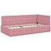 Struttura Letto Angolare con Materasso 2 pcs Grigio Velluto - Foto miniatura 6