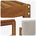 Set divani con cuscino 8 pcs Grigio Naturale e Chiaro - Foto miniatura 6